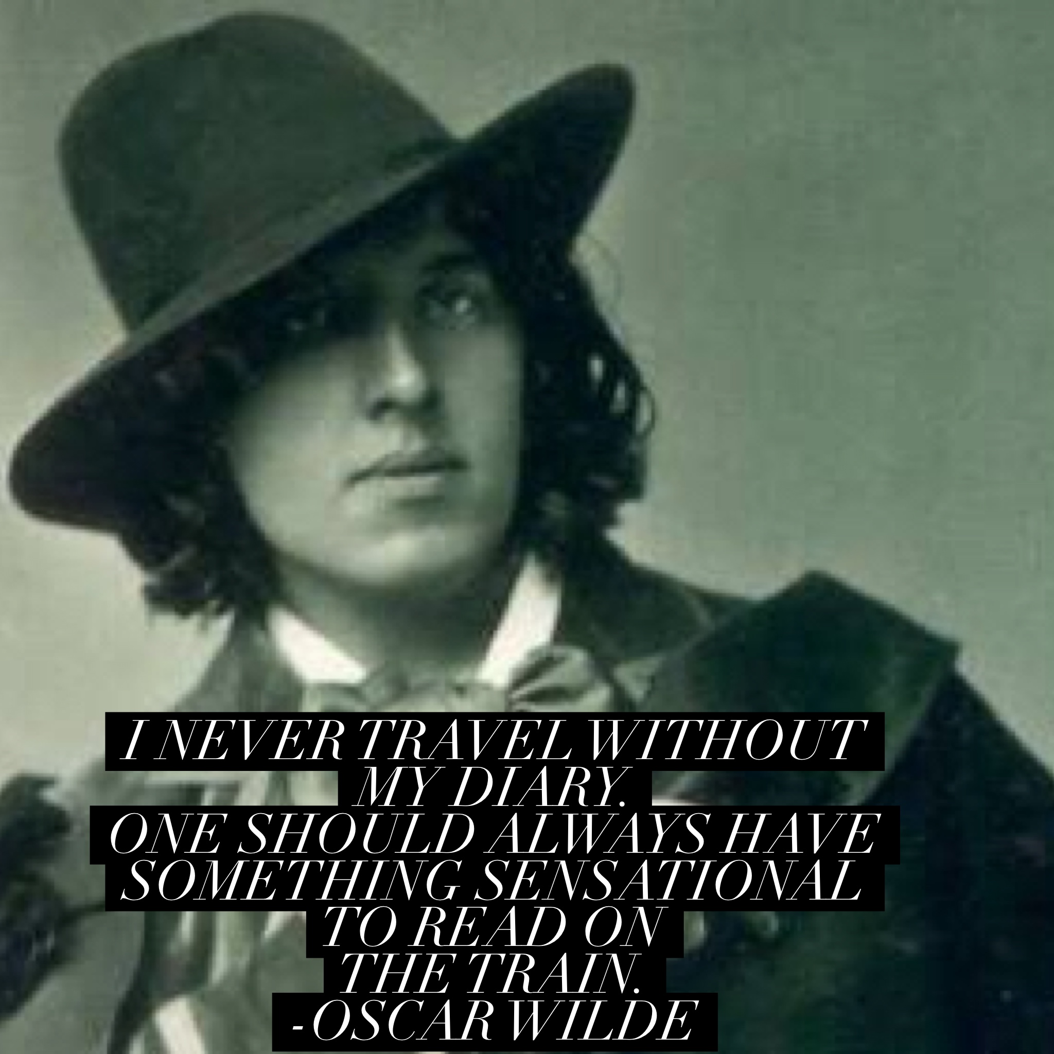 Oscar Wilde Diary Quote